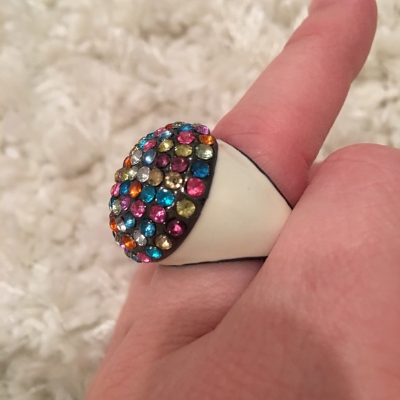 Multicolor statement ring - Picture 3 of 3